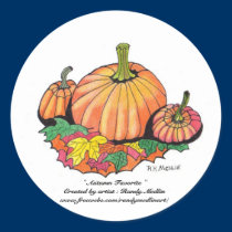 " Autumn Favorite " Sticker by randymedlin " Autumn Favorite " Sticker