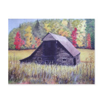 Autumn Field- postcard
