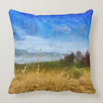 Autumn Fields Pillow by Lois Bryan pillows