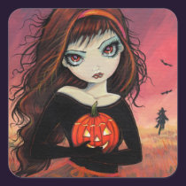 Autumn Fire Halloween Stickers stickers