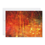 autumn fire personalized invitations