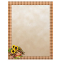 Autumn Floral Arangement letterhead