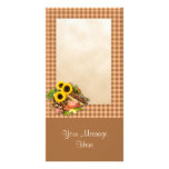 Autumn Floral Arangement Photo Greeting Card