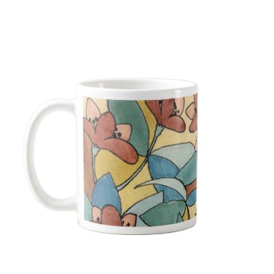 Autumn Floral Mug by deloshdesigns
