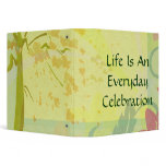 Autumn Floral Paradise Set Vinyl Binder