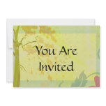 Autumn Floral Paradise Set Personalized Announcements