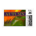 Autumn Floral Wedding stamp