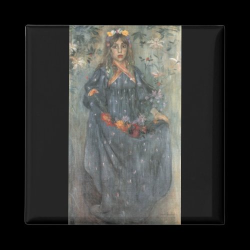 Autumn Flowers 2 by Lovis Corinth Refrigerator Magnet