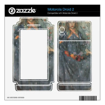 Autumn Flowers 2 by Lovis Corinth Motorola Droid 2 Skins