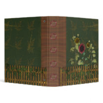 autumn flowers and leaves notebook binders by dooni_notebooks autumn flowers and leaves notebook binders