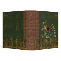 autumn flowers and leaves notebook binders by dooni_notebooks autumn flowers and leaves notebook binders