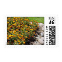 Autumn flowers postage