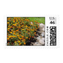 Autumn flowers postage