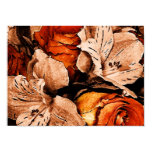 Autumn flowers print