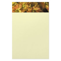 Autumn Flowers Stationery by elsamsantoro Autumn Flowers Stationery