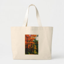 Autumn foliage tote bags