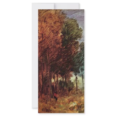 Autumn Forest By Busch Wilhelm (Best Quality) Personalized Rack Card by Artcollection