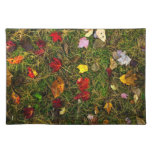 Autumn forest floor placemat