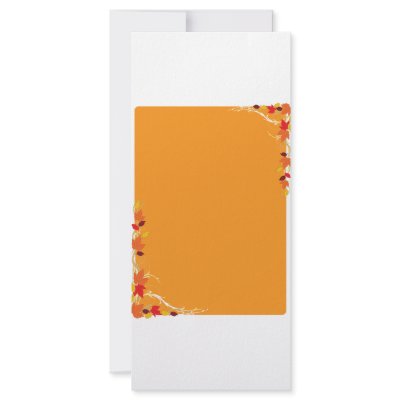 Autumn Frame Custom Rack Cards by mariabellimages