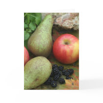 autumn fruit card