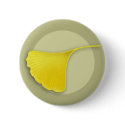 Autumn Ginkgo Leaf Button by jamieco Autumn Ginkgo Leaf Button