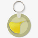 Autumn Ginkgo Leaf Keychain by jamieco Autumn Ginkgo Leaf Keychain
