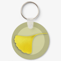 Autumn Ginkgo Leaf Keychain by jamieco Autumn Ginkgo Leaf Keychain