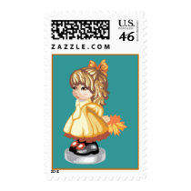 Autumn Girl postage