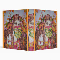 Autumn Goddess Harvest Moon Masquerade Binder binders