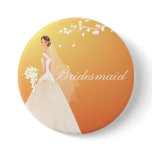 bridal shower, bridal party buttons, wedding party
