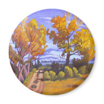 Autumn - "Golden Giants" Refrigerator Magnets