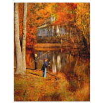 Autumn - Gone Fishing Personalized Flyer