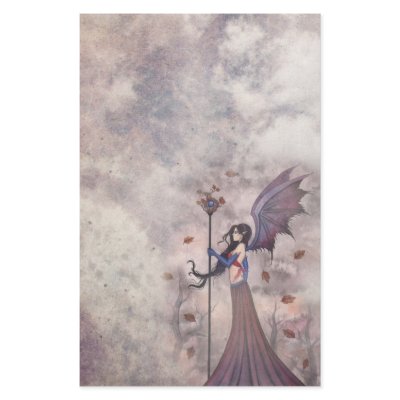 Autumn Gothic Fairy Stationary Stationery by robmolily