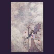 Autumn Gothic Fairy Stationary stationery
