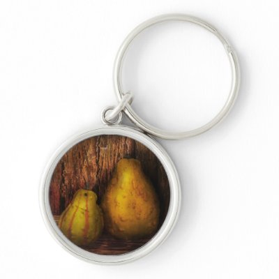 Autumn - Gourd - A pair of squash  Key Chain by suburbanscenes