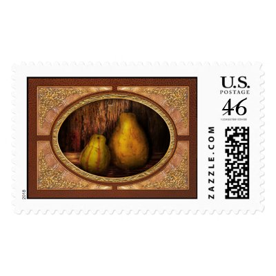 Autumn - Gourd - A pair of squash  Stamps by suburbanscenes