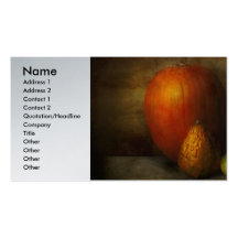 Autumn - Gourd - Melon family Business Card Template