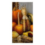 Autumn - Gourd - Pumpkins and Maize Picture Card