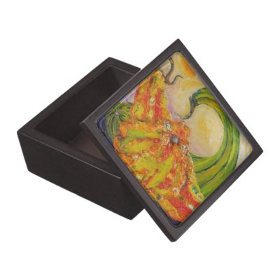 Autumn Gourds Gift Box Premium Trinket Box by OriginalsbyParis
