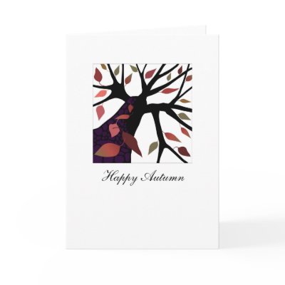 Autumn Greeting Card by adammson