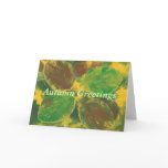 Autumn Greetings, Birch leaves, greeting cards