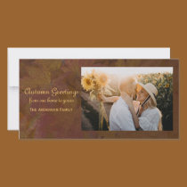 Autumn Greetings photo cards