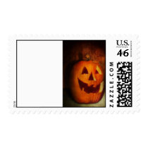 Autumn - Halloween - Jack-o-Lantern Postage Stamps