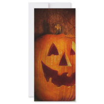 Autumn - Halloween - Jack-o-Lantern Rack Card Template