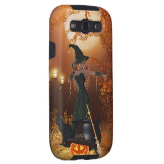 Autumn Halloween Witch Samsung Galaxy S3 Case