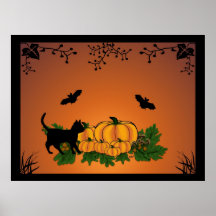 autumn, Happy Halloween ! Posters