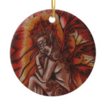 Autumn Harmony Round Ornament