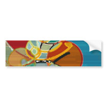 Autumn Harvest - Abstract Bumper Sticker