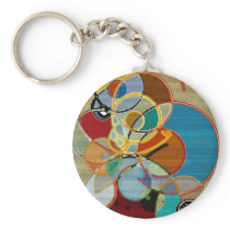 Autumn Harvest - Abstract Key Chain