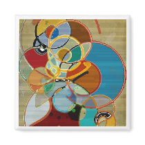 Autumn Harvest - Abstract Refrigerator Magnet